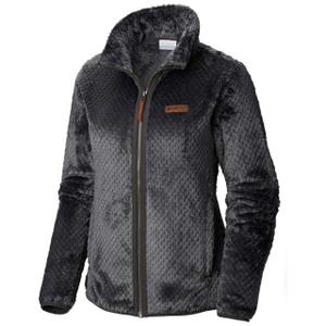 1819791-011-veste-zippee-femme-columbia-fire-side-ii-sherpa-gris-fonce