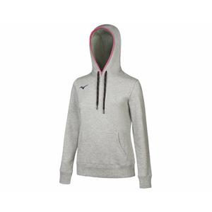 sweat-a-capuche-femme-mizuno-gris-clair-m