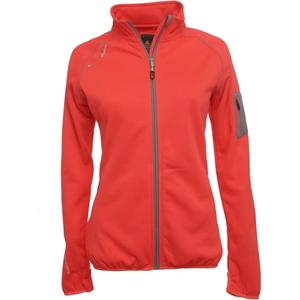 amano-wz-neon-corail-sweatshirt-polaire-shell-femme-peak-mountain-amano-neon-corail