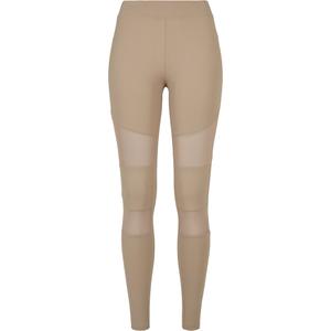 tb1174-03257-u-legging-femme-urban-classics-tech-mesh-grandes-tailles-marron