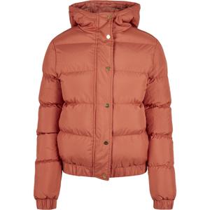 tb1756-03255-u-veste-femme-urban-classics-hooded-puffer-grandes-tailles-rouge-pale