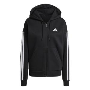 je1283-sweatshirt-a-capuche-zippe-en-polaire-femme-adidas-essentials-3-stripes-black-white