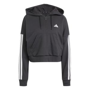 jn1956-sweatshirt-a-capuche-1-4-zip-femme-adidas-essentials-3-stripes-black-white