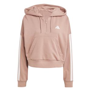 jn1957-sweatshirt-a-capuche-1-4-zip-femme-adidas-essentials-3-stripes-warcla-white