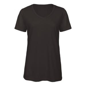 cgtw058-black-t-shirt-col-v-femme-b-c-triblend-black