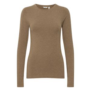 20807594-1713141-t-shirt-manches-longues-femme-b-young-pamila-sepia-tint-melange