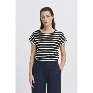 20809561-200450-t-shirt-col-rond-femme-b-young-pamila-off-white-mix