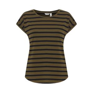 20809561-201046-t-shirt-col-rond-femme-b-young-pamila-military-olive-mix