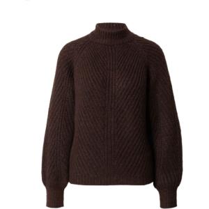 20813873-1910161-pull-a-col-roule-femme-b-young-oksana-java-melange