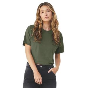 be6482-militarygreen-t-shirt-court-femme-bella-plus-canvas-militarygreen