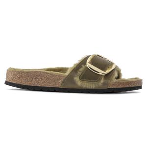 1023213-1023138-sandales-femme-birkenstock-madrid-big-buckle-shearling-oiled-leather-olive