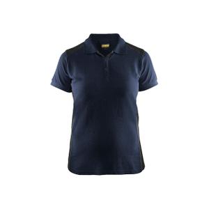 339010508699-3390-polo-femme-blaklader-marine-fonce-noir