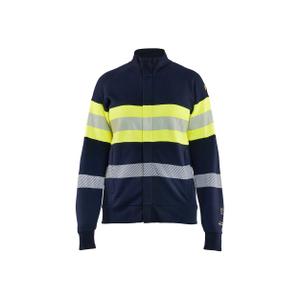 347217628933-3472-sweatshirt-zippe-multinormes-femme-blaklader-marine-jaune