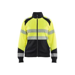 350825283399-3508-sweatshirt-zippe-haute-visibilite-femme-blaklader-jaune-noir