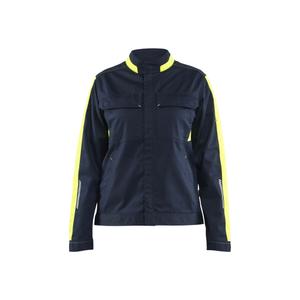 444318328633-4443-veste-de-travail-stretch-femme-blaklader-navy-hv-yellow