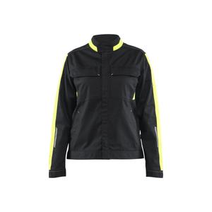 444318329933-4443-veste-de-travail-stretch-femme-blaklader-noir-jaune