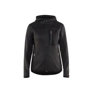 493121179799-4931-sweatshirt-a-capuche-femme-blaklader-gris-anthracite-noir