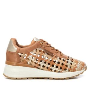 16228704-baskets-design-tresse-avec-details-metalliques-en-cuir-femme-carmela-marron