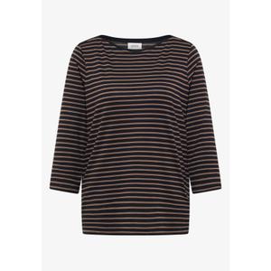 324053-27337-t-shirt-col-bateau-a-rayures-femme-cecil-urban-dark-blue-cocoa-taupe