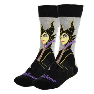 8445484436594-chaussettes-femme-cerda-disney-villains-x3-noir-gris-41-45