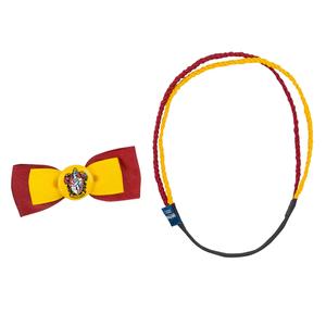 cr2631-serre-tete-et-barrette-avec-noeud-femme-cinereplicas-gryffondor-trendy-x2-rouge-jaune-tu