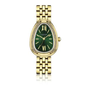 cma9-b094g-montre-femme-clare-moss-vintage-link-gold-green-sunray-27x36-mm
