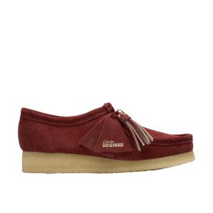 26179317-mocassins-femme-clarks-wallabee-rouge