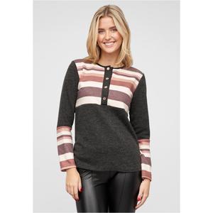 23016639-00111-sweatshirt-a-boutons-femme-cloud5ive-grey