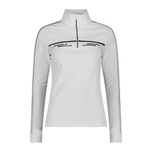 32l0296-a001-sweatshirt-softech-demi-zip-femme-cmp-bianco