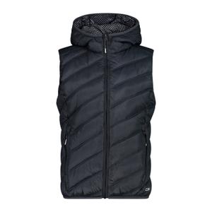 33k1676-u423-doudoune-a-capuche-sans-manches-femme-cmp-antracite