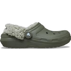 211396-3j5-sabots-crocs-classic-fleece-lined-green