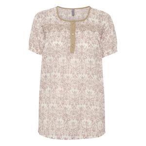 50111163-106567-blouse-manches-courtes-femme-culture-rosy-beige-white-allover
