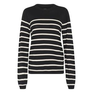 50111371-106714-pullover-femme-culture-annemette-black-whitecap-stripe