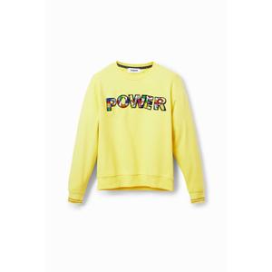 23swsk01-8035-sweatshirt-patch-power-femme-desigual-jaune