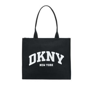 r51agj50-bsv-sac-a-main-en-toile-femme-dkny-hadlee-large-black-silver-tu