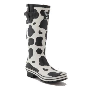 bottes-cow-noir-blanc-bottes-de-pluie-femme-evercreatures-cow-noir-blanc