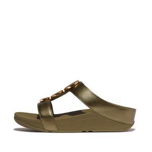hj2-c23-sandales-femme-fitflop-halo-bead-circle-metallic-h-bar-mettalic-camo-green