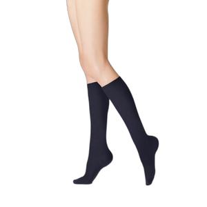 30316-navy-chaussettes-mi-bas-femme-fogal-cocoon-ex-lima-navy