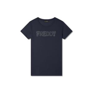 s25wcxt1-b109-t-shirt-logo-en-jersey-femme-freddy-college-luxe-dark-sapphire