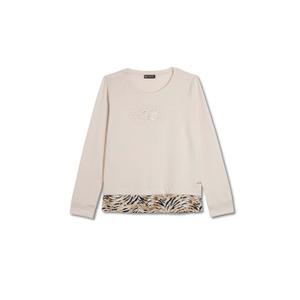 s25wsls4-zan103-sweatshirt-avec-chemisier-femme-freddy-white-sand-zebra-animalier