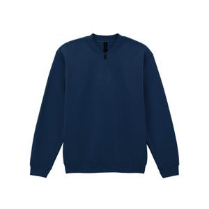 gisf008-navy-sweatshirt-1-4-zip-femme-gildan-navy-s