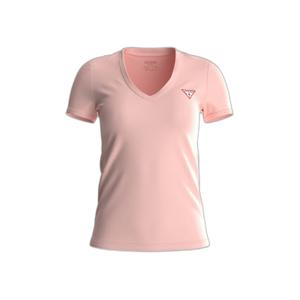 w2yi45-j1311-g65t-t-shirt-col-v-femme-guess-mini-triangle-calm-pink