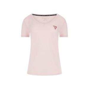 w2yi45-j1314-a60w-t-shirt-col-v-femme-guess-mini-triangle-low-key-pink