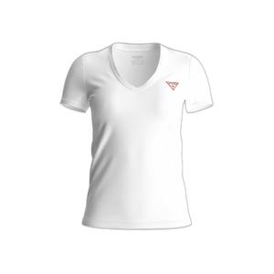 w2yi45-j1314-g011-t-shirt-col-en-v-femme-guess-mini-triangle-pure-white