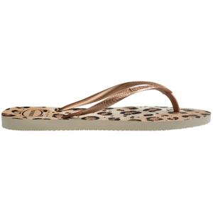 4103352-6516-tongs-femme-havaianas-slim-animals-beige-beige