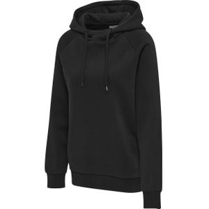 215097-2001-sweatshirt-a-capuche-femme-hummel-red-classic-black