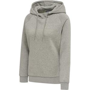 215097-2006-sweatshirt-a-capuche-femme-hummel-red-classic-grey