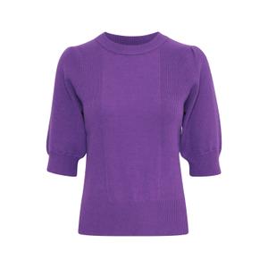 20121503-193528-pull-manches-courtes-femme-ichi-boston-imperial-purple