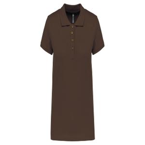 k255-chocolate-polo-femme-manches-courtes-kariban-pique-chocolat