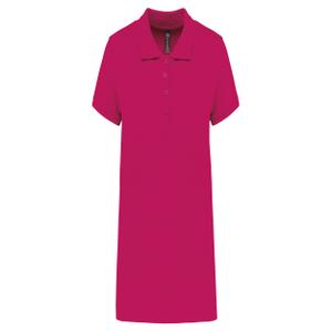 k255-fuchsia-polo-femme-manches-courtes-kariban-pique-rose-fuchsia